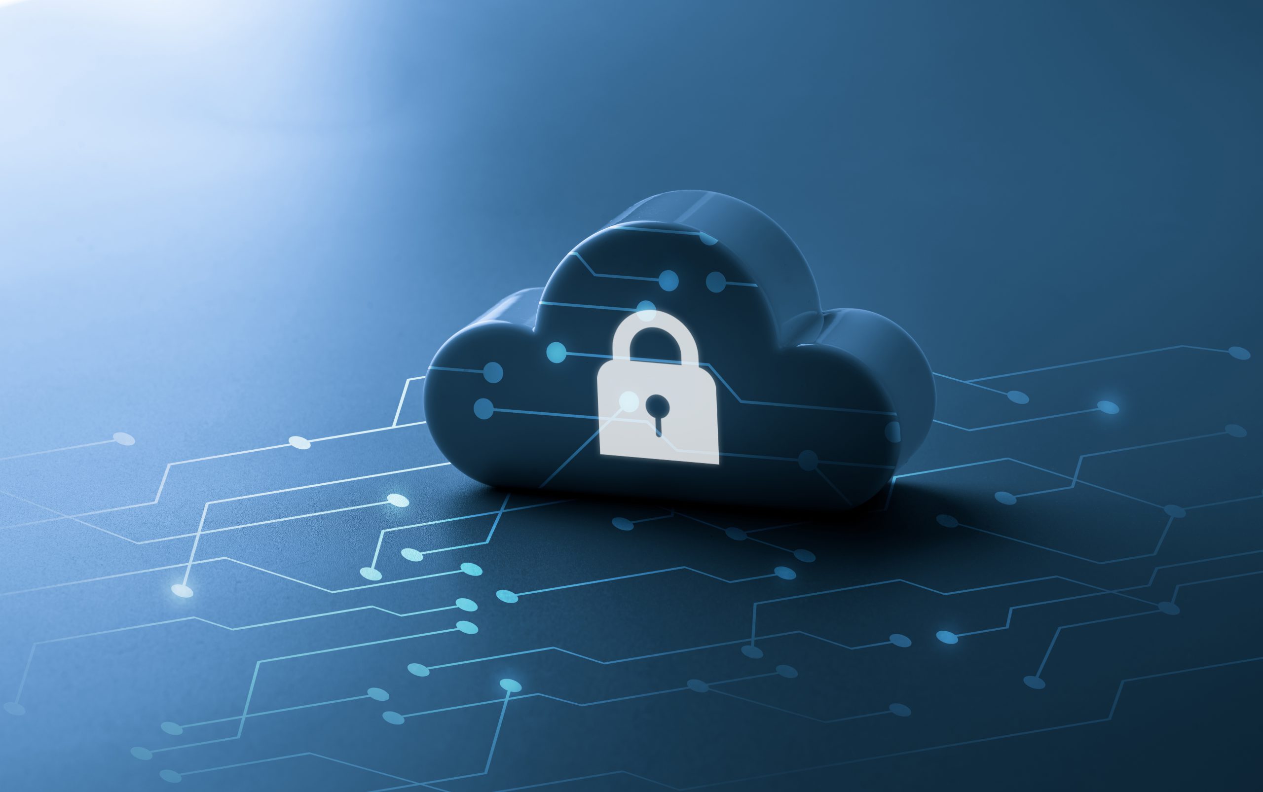 Cloud technology icon for online shopping global business concep